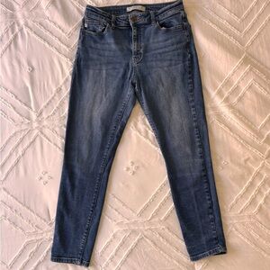 Signature Women's Blue Skinny Jeans